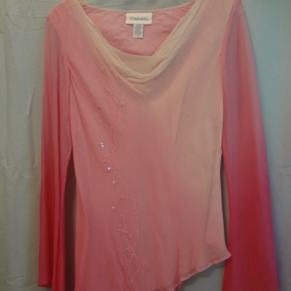 Pink tunic, size 4